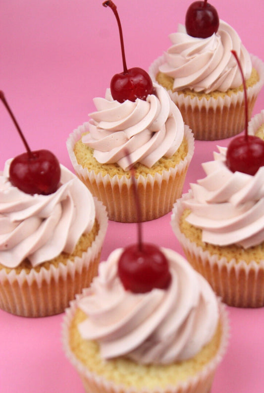 Cherry on Top Cupcakes